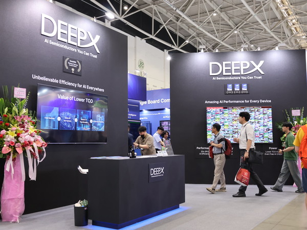 딥엑스 부스 전경. 사진=딥엑스
