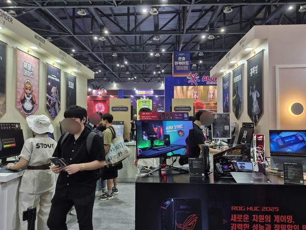 시연존에서도 많은 방문객이 몰렸다. 사진=박상준 이코노믹리뷰 기자