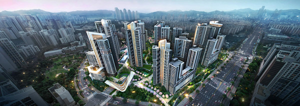 개포주공 6·7단지 조감도. 사진=현대건설