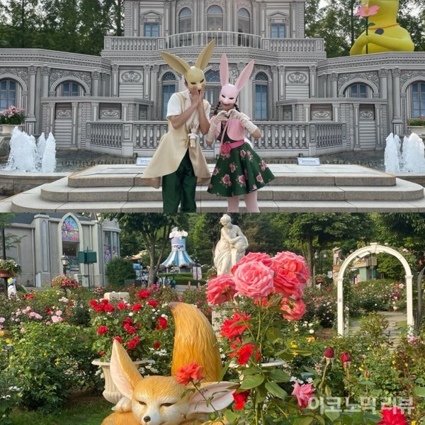 에버랜드 로즈가든 전경. 사진=서다예 기자