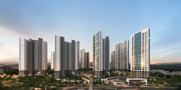 '신분평 더웨이시티 풍경채' 투시도. 출처=HMG그룹