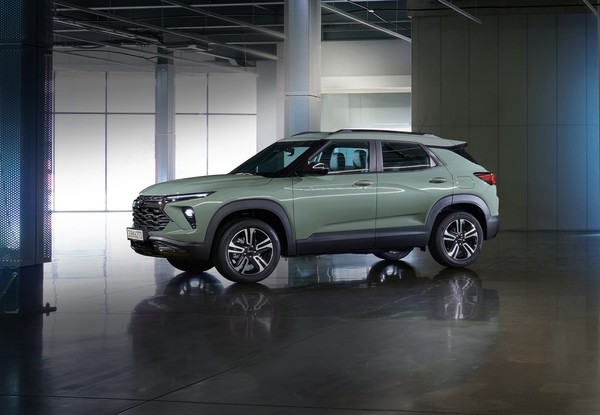 한국GM이 2026년형 쉐보레 트레일블레이저를 내보였다. 사진=한국GM