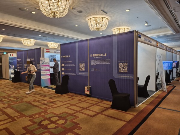 EU 비즈니스 허브 ‘녹색 저탄소 기술 코리아 2025’ 현장. 사진=박상준 이코노믹리뷰 기자