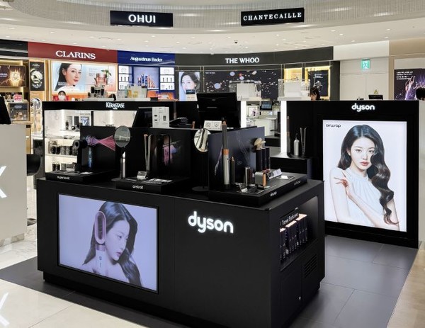신라면세점 인천국제공항 제2여객터미널에 오픈한 ‘다이슨(Dyson) 전경. 사진=신라면세점