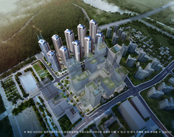 인천 '청라 피크원 푸르지오' 조감도. 출처=대우건설