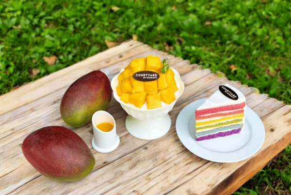 코트야드 서울 보타닉 파크, '트로피컬 스윗' 패키지_코코넛망고빙수&케이크 세트