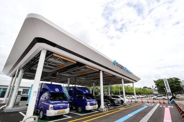 한진 김포 전기차 충전소 전경. 사진=한진