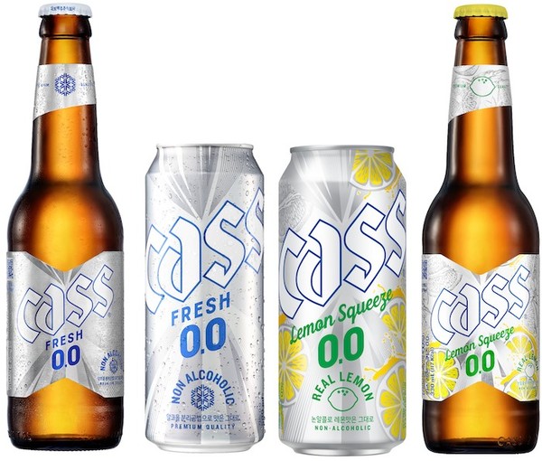 카스 논알코올 음료 라인업. 사진=오비맥주