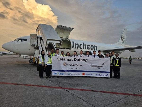 에어인천 737-800 화물기가 쿠알라룸푸르 세팡공항에 도착한 모습. 사진=에어인천