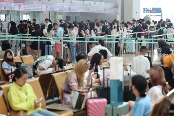 지난 6일 인천국제공항 1터미널 출국장 모습. 사진=연합뉴스