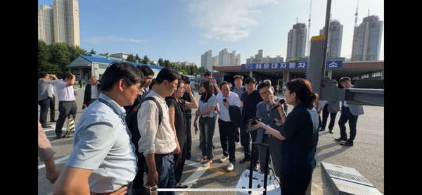 전기차 배터리 신속진단시스템 실증 착수 행사 현장. 사진=민테크