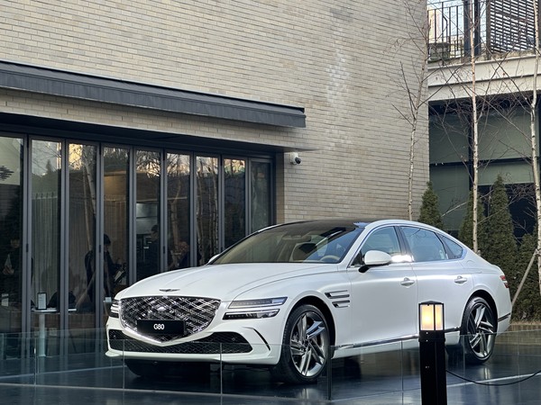 3세대 부분변경을 거친 제네시스 G80. 사진=이코노믹리뷰 DB