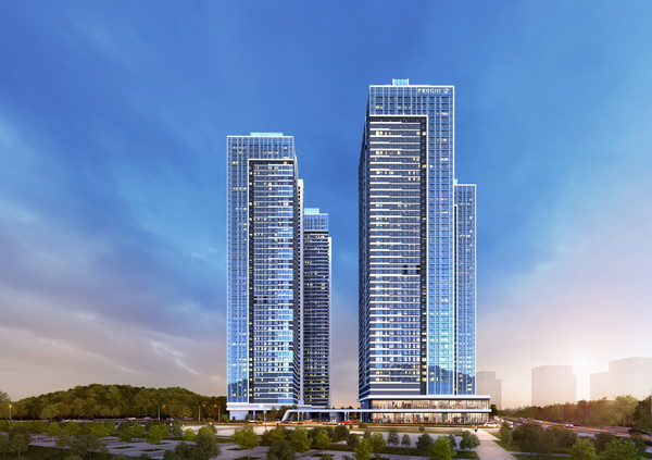 청라 피크원 푸르지오 투시도. 사진=대우건설