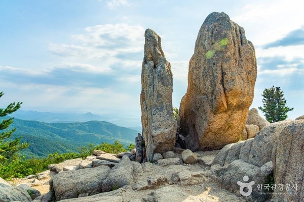 금강산 버섯바위(신선대). 사진제공= 한국관광공사