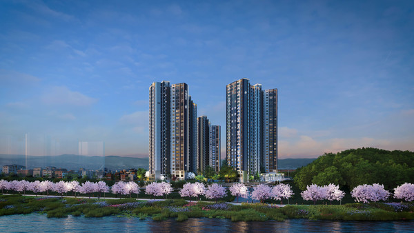 부경경마공원역 디에트르 더 리버 조감도. 출처=대방건설