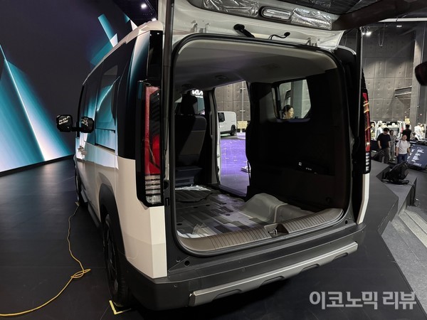 22일 경기 광명시 아이벡스 스튜디오에서 기아가 '기아 PV5 테크 데이'를 열었다. 사진=양정민 이코노믹리뷰 기자