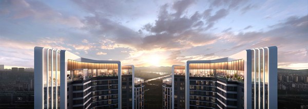 래미안 루미원 스카이 커뮤니티 조감도. 사진=삼성물산