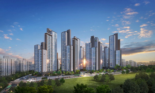 전주 라온프라이빗 퍼스티브 투시도. 출처=라온건설