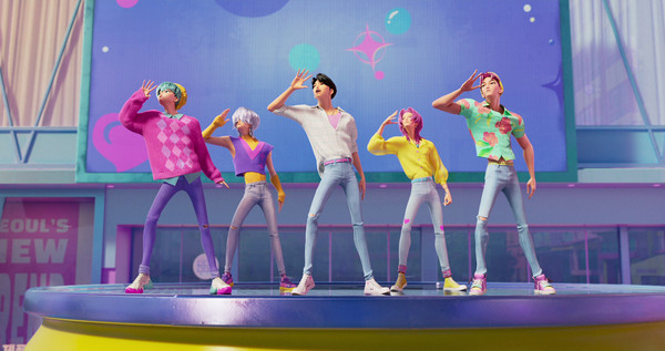 국내 가요를 소재로 하는 영화 ‘케이팝 데몬 헌터스’가 세계를 무대로 뜨거운 관심을 받고 있다. 미국 소니 픽처스 애니메이션이 만들었지만 음식부터 언어, 장소까지 한국의 여러 요소를 담았다. 사진=넷플릭스 공식 홈페이지