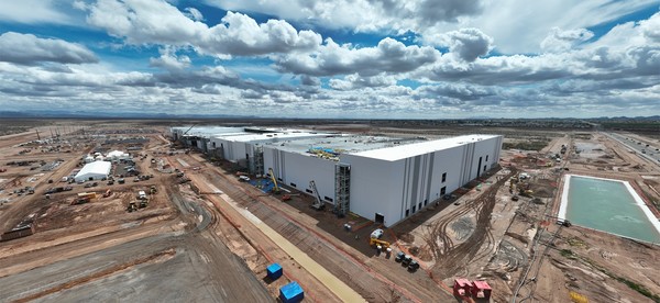 LG에너지솔루션이 건설중인 美 애리조나 원통형 공장 전경. 사진=LG에너지솔루션