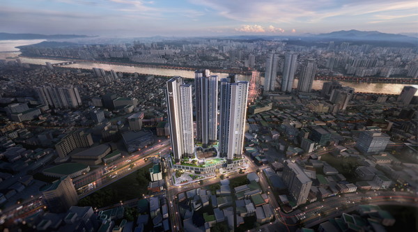 번영로 롯데캐슬 센트럴스카이 조감도