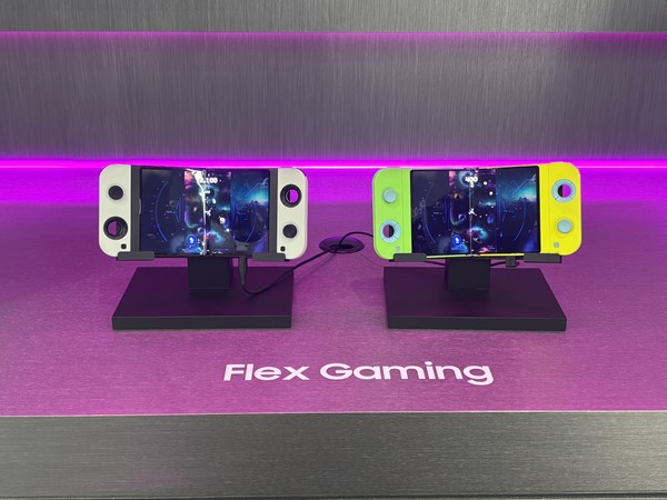 삼성디스플레이의 게이밍 OLED 솔루션. 사진=이코노믹리뷰 김효경 기자