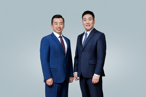 곽도연(왼쪽), 김철환 신임 공동 대표이사