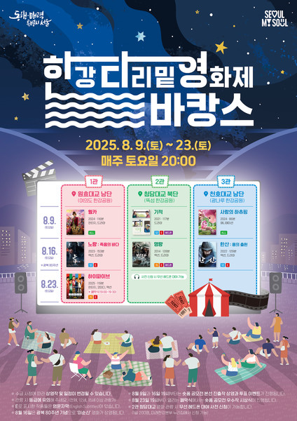 2025 한강 다리밑 영화제. 사진제공= 서울시