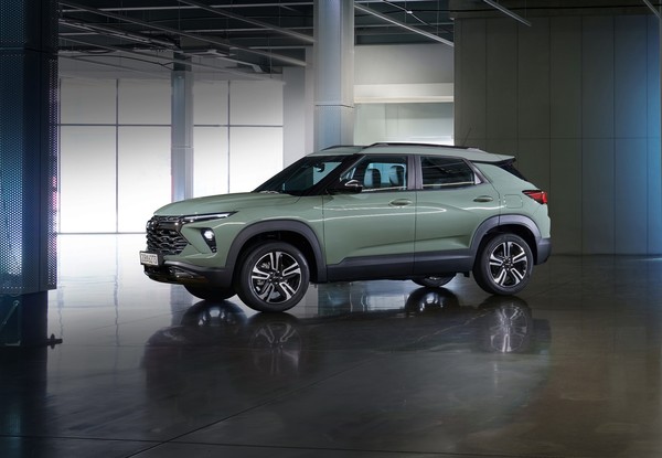 한국GM이 2026년형 쉐보레 트레일블레이저를 내보였다. 사진=한국GM