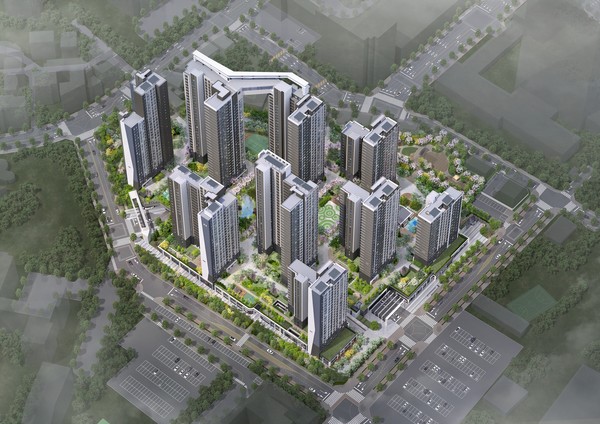 디에이치 아델스타 조감도. 사진=현대건설