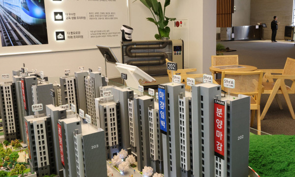 아파트 견본주택 모습. 사진=연합뉴스