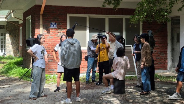 제2기 석포중 단편영화 본격 촬영 돌입. 사진=영풍