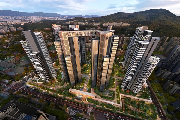 대우건설이 개포우성7차 조합에 제안한 써밋 프라니티 조감도. 사진=대우건설