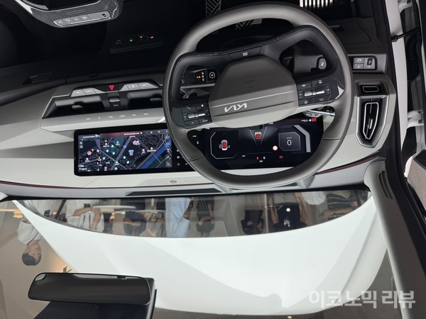 EV5 운전자 시야. 사진=양정민 이코노믹리뷰 기자