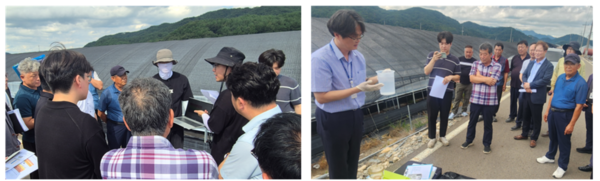 한국농어촌공사는 지난달 29일 경남 진주에서 농림축산식품부와 지자체 관계자, 지역 농업인이 참석한 가운데 '찾아가는 현장설명회'를 개최했다. 출처=농어촌공사