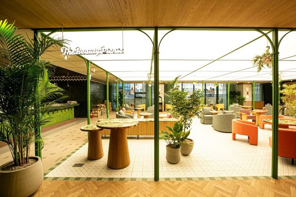 올리브영N 성수에 마련된 ‘멤버스 라운지’ 전경. 사진=CJ올리브영