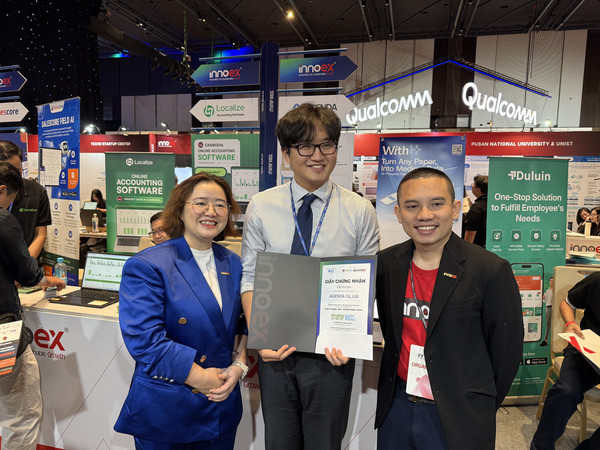 에이젠다가 지난 8월 베트남 호치민에서 열린 'Startup Wheel 2025' 국제트랙에 참가해 Top 30에 선정됐다. 출처=에이젠다