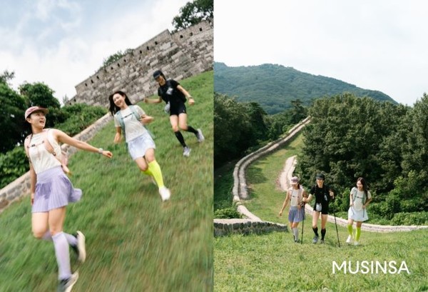 무신사 어스에 입점한 지속 가능 브랜드 ‘쉘코퍼레이션’의 2025년 FW 신제품 ‘마고, 산’ 컬렉션 룩북. 사진=무신사