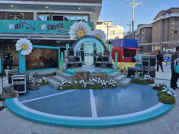 지드래곤 콘셉트 포토존. 사진=박상준 이코노믹리뷰 기자