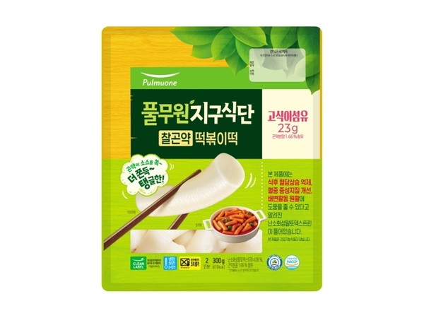 지구식단 찰곤약 떡볶이떡. 사진=풀무원식품