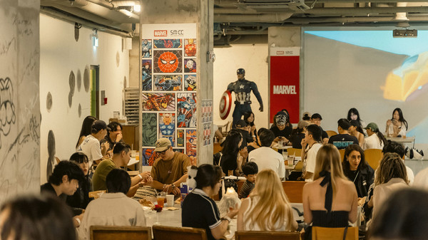 ‘마블 모닝 레이브’ 프로그램에 참석한 참가자 모습. 사진 제공 = 월트디즈니 컴퍼니 코리아.