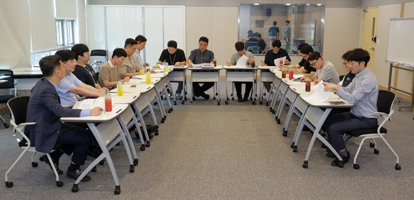 ‘KDN 아육대(아빠 육아 대장)’ 발대식 진행 모습. 사진=한전KDN