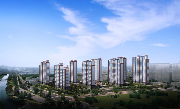 안성 아양 B2블록 금성백조 예미지 투시도. 출처=금성백조