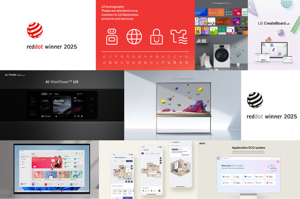 LG전자가 '레드닷 디자인 어워드' 브랜드&커뮤니케이션 부문에서 대거 수상하며 디자인 우수성을 입증했다. LG전자는 3대 디자인 어워드로 불리는 레드닷, IDEA, iF 디자인 어워드에서 올해에만 총 100개의 상을 받았다. 사진=LG전자