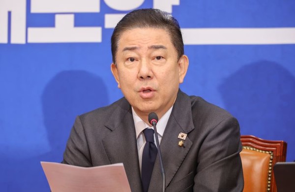 발언하는 더불어민주당 김병기 원내대표. 사진=연합뉴스