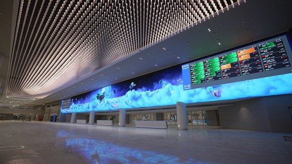 인천공항 비행정보 디스플레이 시스템. 사진=인천국제공항공사