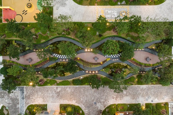 삼성물산 래미안 원베일리의 그린 캐스케이드. 사진=삼성물산