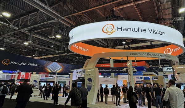 ‘ISC WEST’에 참가한 한화비전. 사진=한화비전