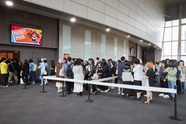 ‘사이퍼즈 한데이’ 입장 대기 중인 이용자들. 사진=넥슨