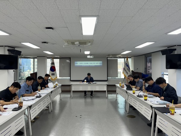 26일 코레일테크 본사에서 여성·고령 근로자의 산업재해 근절을 위한 대책회의가 열렸다. 출처=코레일테크